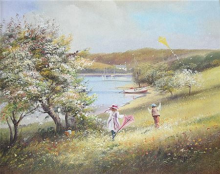 FLYING KITES AT COWLANDS