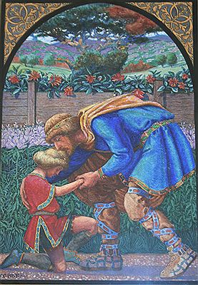 Sample artwork by Frank C (Cheyne) Pape (1878 - 1972), known for book illustration of fairy tales, myths and legends, painting - View similar artists and auction records