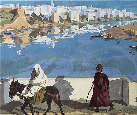 Vue d’Azzemour (Maroc).