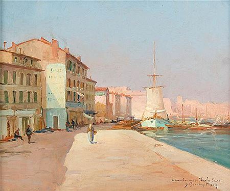 Le quai de Rive-Neuve 1900.