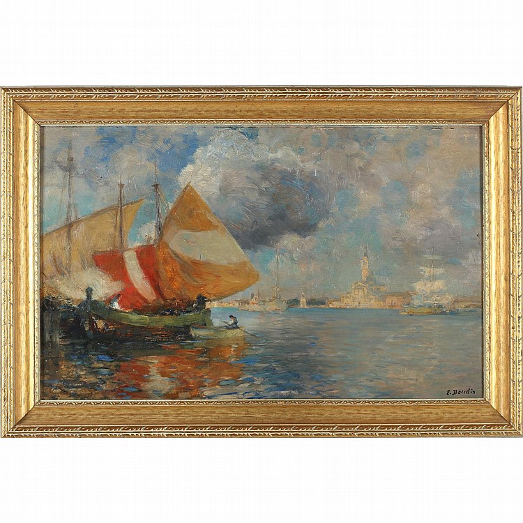 Venice by Eugène Baudin - Auction record, sale price, and art valuation. Compare with similar artists and explore comparable artworks.