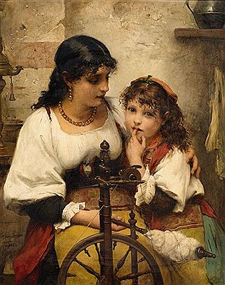 At the Spinning Wheel