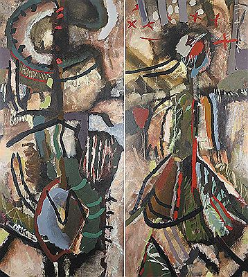 The Dancer (diptych)