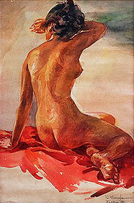 Nude by Irineo Miranda - Auction record, sale price, and art valuation. Compare with similar artists and explore comparable artworks.