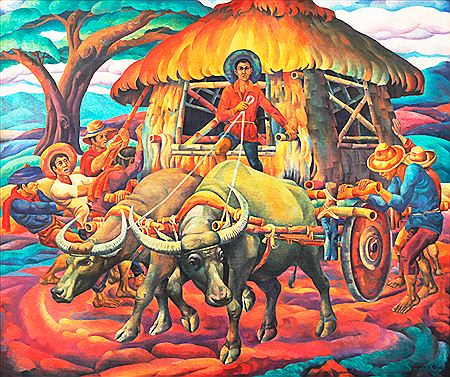 Bayanihan by Vicente V Reyes - Auction record, sale price, and art valuation. Compare with similar artists and explore comparable artworks.