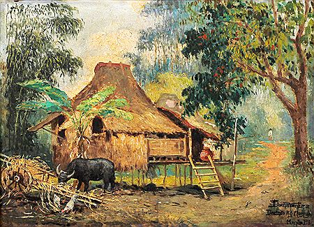 A.) Destrito ng Maypajo, Manila, Ca.1895 b.) Barrio, Ca.1895 by Teodoro Pascual Buenaventura - Auction record, sale price, and art valuation. Compare with similar artists and explore comparable artworks.