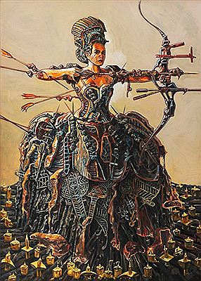 Sample artwork by Jose Tence Ruiz (Born 1956), known for contemporary art, mixed media - View similar artists and auction records