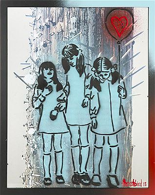NAILED FRIENDSHIP LOVE , 2013 by Thrashbird - Auction record, sale price, and art valuation. Compare with similar artists and explore comparable artworks.