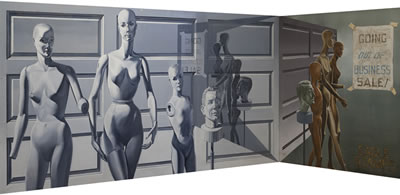 Going out of business--diptych