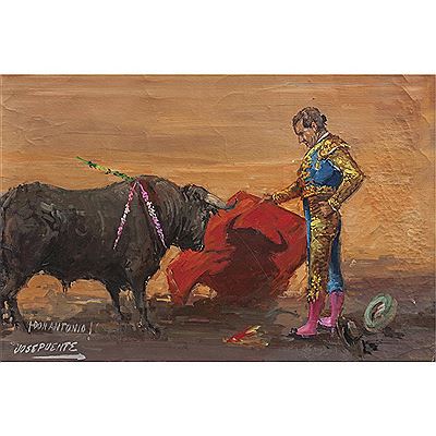 ¡DON ANTONIO! DERECHAZO by Jose Puente - Auction record, sale price, and art valuation. Compare with similar artists and explore comparable artworks.