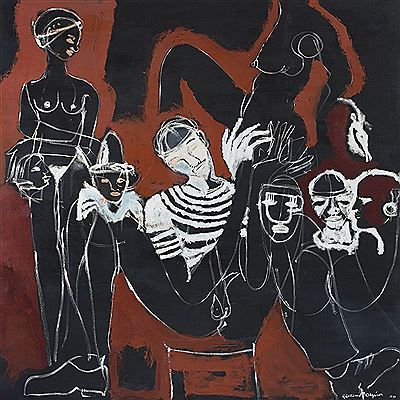 Sample artwork by Guillermo Olguin (Born 1969), known for painting - View similar artists and auction records