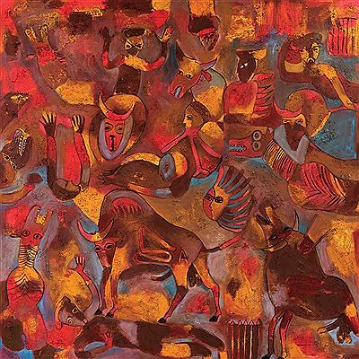 Yuuse nadushu: bull, from the series Dreams