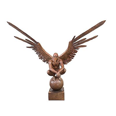 Angel III monumental crouching