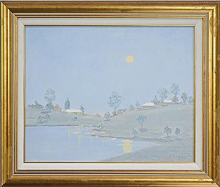 Moonlight Reflection, North QLD by Max Boyd - Auction record, sale price, and art valuation. Compare with similar artists and explore comparable artworks.