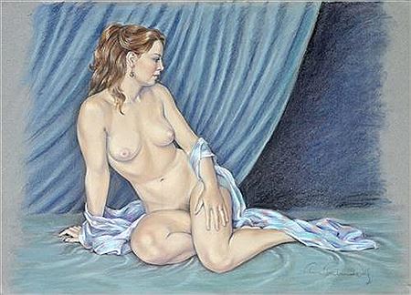 Reclining Nude by Victoria Fontaine-Wolf - Auction record, sale price, and art valuation. Compare with similar artists and explore comparable artworks.