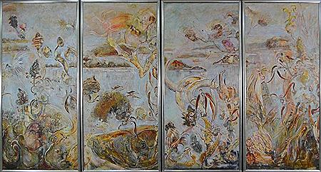 Untitled (Quadtych) by Ian Van Wieringen - Auction record, sale price, and art valuation. Compare with similar artists and explore comparable artworks.