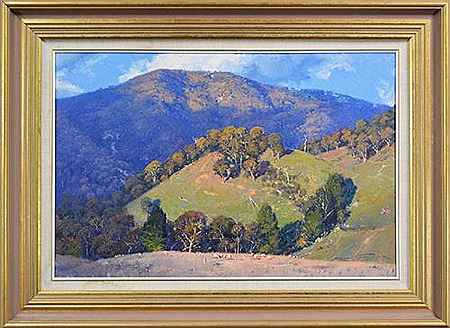 Sheep Grazing, Kanimbla Valley by Warwick Fuller - Auction record, sale price, and art valuation. Compare with similar artists and explore comparable artworks.
