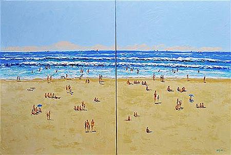 Sample artwork by Stephen Mann, known for painting - View similar artists and auction records