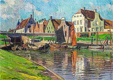 Sample artwork by Julian Klein von Diephold (1868 - 1947), known for landscape and genre pictures - View similar artists and auction records
