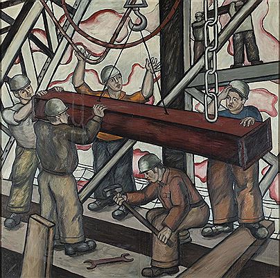 THE CONSTRUCTORS: FORTH ROAD BRIDGE (HOMAGE TO LEGER)