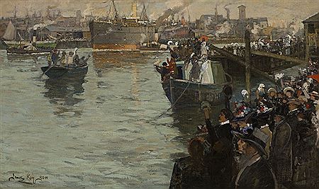 DEPARTURE FROM THE CLYDE - BOUND FOR THE FRONT