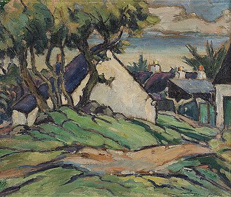 Sample artwork by Ernest Archibald Taylor (1874 - 1952), known for painter, printmaker, stained glass and furniture designer - View similar artists and auction records
