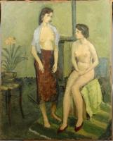 Deux jeunes femmes dénudées