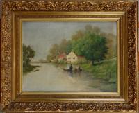 Barque avec pecheur by Edouard Peereboom - Auction record, sale price, and art valuation. Compare with similar artists and explore comparable artworks.