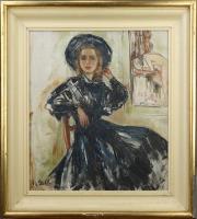 Jeune femme au chapeau