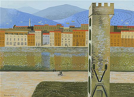 Italian town by Robert Bird - Auction record, sale price, and art valuation. Compare with similar artists and explore comparable artworks.