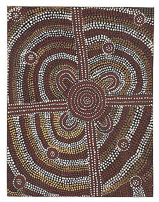 Sample artwork by Mick Gill Tjakamarra (1919 - 2002), known for aboriginal art - View similar artists and auction records
