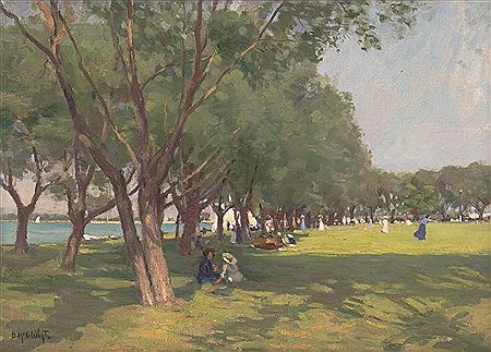 Sample artwork by Duncan McGregor Whyte (1866 - 1953), known for portrait, landscape and seascape painting - View similar artists and auction records