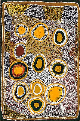 Artist's Country (Nakarra Nakarra Hills) (1994) by Rosie Nanyuma Napurrula - Auction record, sale price, and art valuation. Compare with similar artists and explore comparable artworks.