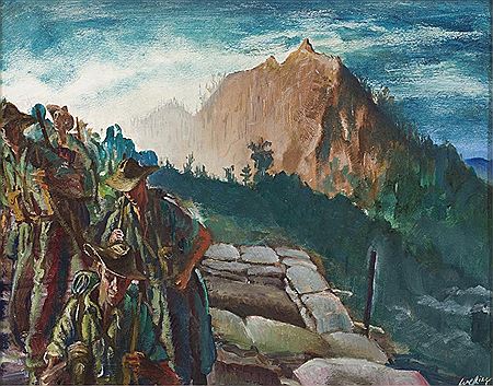 On Shaggy Ridge by William Edward Pidgeon - Auction record, sale price, and art valuation. Compare with similar artists and explore comparable artworks.