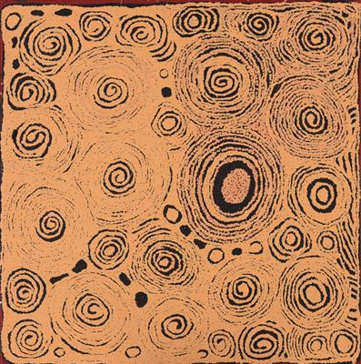 Sample artwork by Nyurapayai Nampitjinpa (1935 - 2013), known for aboriginal art symbolic of women dreamking - View similar artists and auction records