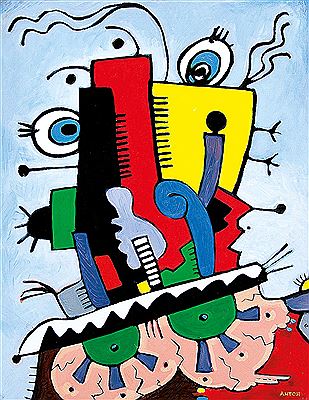 Frau Merkel by Antoh - Auction record, sale price, and art valuation. Compare with similar artists and explore comparable artworks.