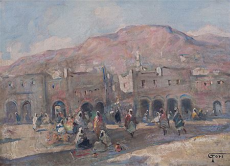 Scena orientale by Renzo Gori - Auction record, sale price, and art valuation. Compare with similar artists and explore comparable artworks.