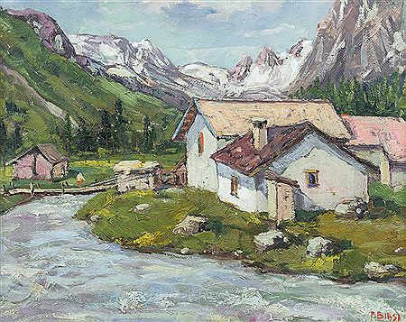 Sample artwork by Biagio Biasi (1908 - 1978), known for painting - View similar artists and auction records