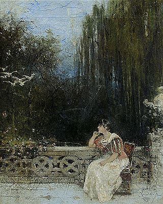 Figura in terrazza