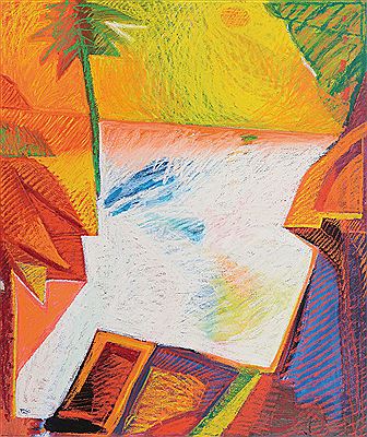Sample artwork by Togo (Born 1937), known for painting - View similar artists and auction records