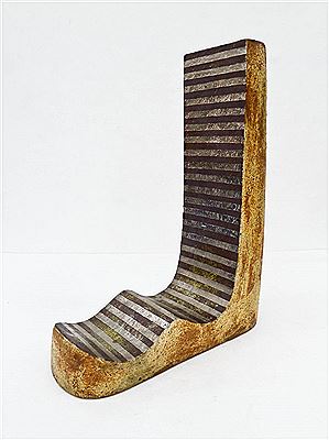 Sculptural L-Shaped Vase