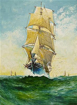 Untitled Schooner Ship