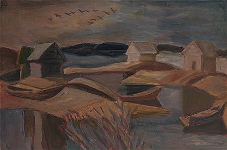 High Water by Nikolay Ivanovich Andronov - Auction record, sale price, and art valuation. Compare with similar artists and explore comparable artworks.