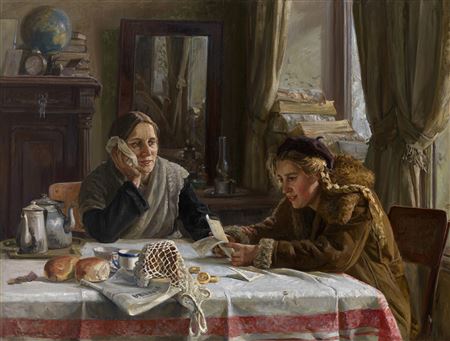 Sample artwork by Nikolai Terpsikhorov (1890 - 1960), known for contemporary realism-landscape and genre painting - View similar artists and auction records