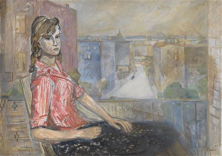 Girl on the Balcony