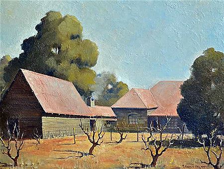 Old Roadside Inn, W.A. by Ernest Philpot - Auction record, sale price, and art valuation. Compare with similar artists and explore comparable artworks.