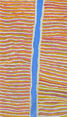 River through Tali by Linda Naparrula Ngitjanka - Auction record, sale price, and art valuation. Compare with similar artists and explore comparable artworks.