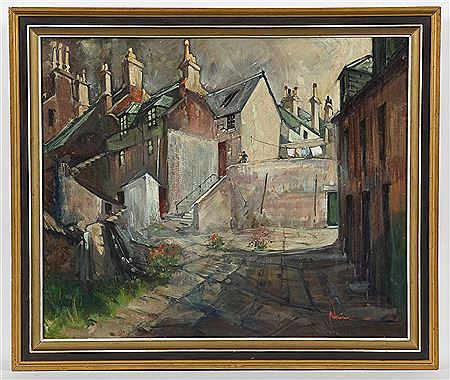 PETERHEAD, ABERDEENSHIRE: HARBOUR AREA, ABOUT 1955 by Andrew Nairn - Auction record, sale price, and art valuation. Compare with similar artists and explore comparable artworks.
