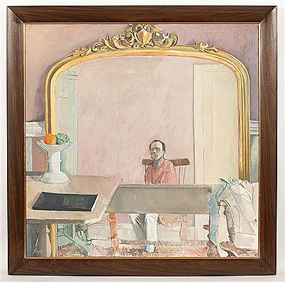 Portrait of John Garden Boyd: SELF PORTRAIT IN A MIRROR