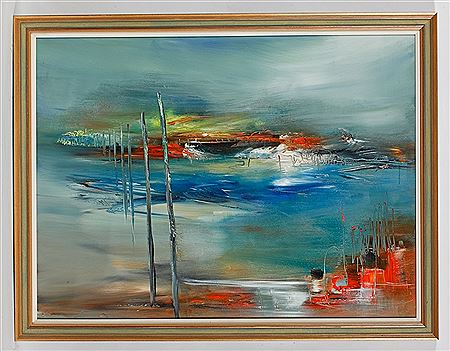 Sample artwork by Rosanne Barr, known for painting - View similar artists and auction records